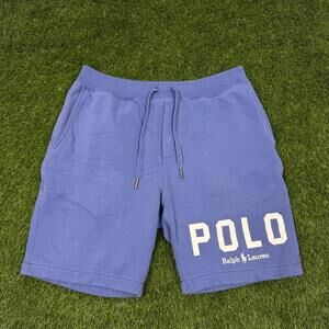 Polo Ralph Lauren Blue Cotton Drawstring Shorts